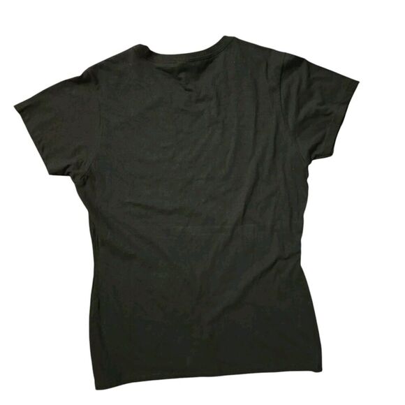 Reba McIntire Vintage 90's Medium Black T Shirt Port Company Valentines Heart - Picture 2 of 5